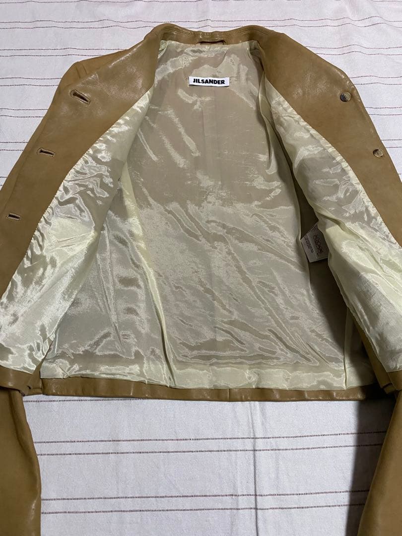 JIL SANDERジルサンダー◆イタリア製◆レディースラムレザージャケット