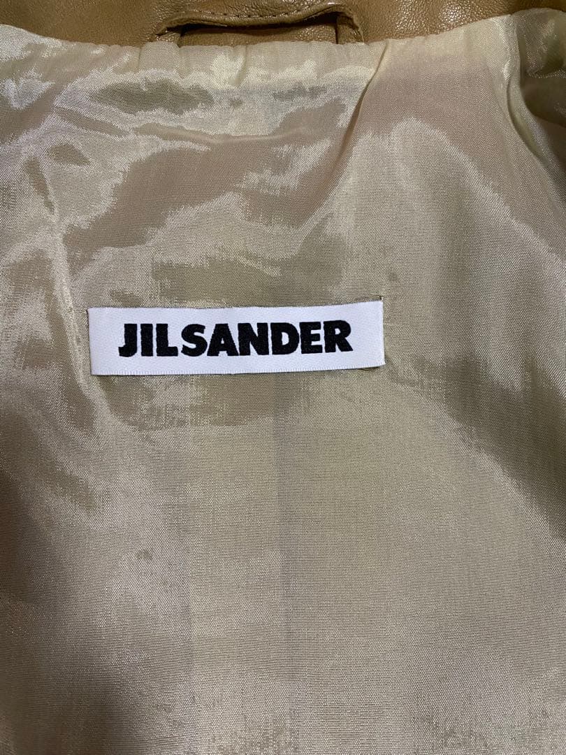 JIL SANDERジルサンダー◆イタリア製◆レディースラムレザージャケット