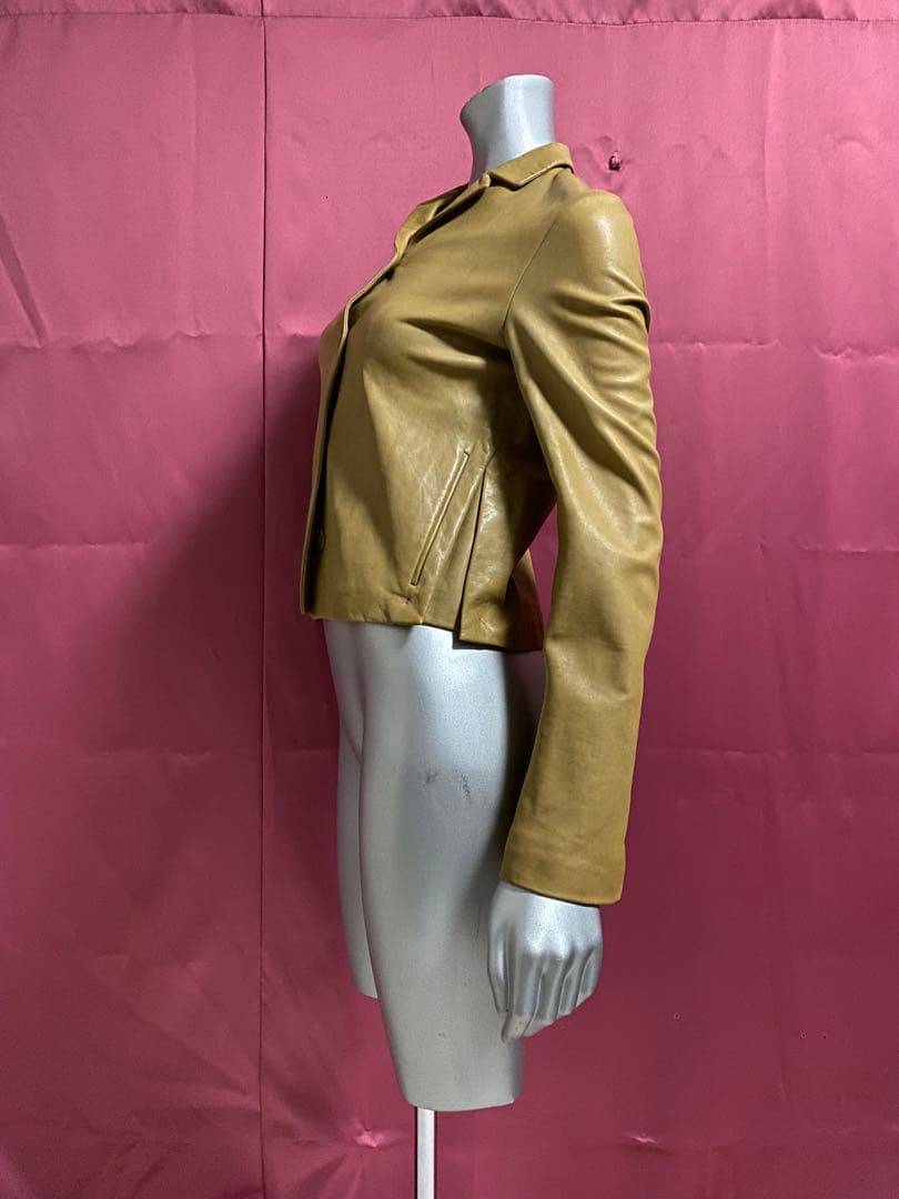 JIL SANDERジルサンダー◆イタリア製◆レディースラムレザージャケット