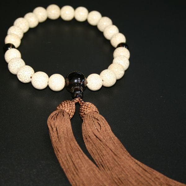 男性数珠 数珠 念珠 ★新品 桐箱付き 星月菩提樹 念珠 12ミリ