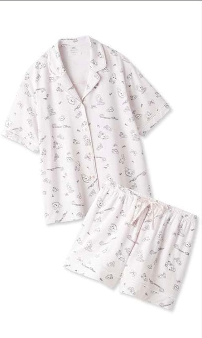 新品未使用　SNIDEL カットプリントシャツ×ショートパンツ　フリーサイズ