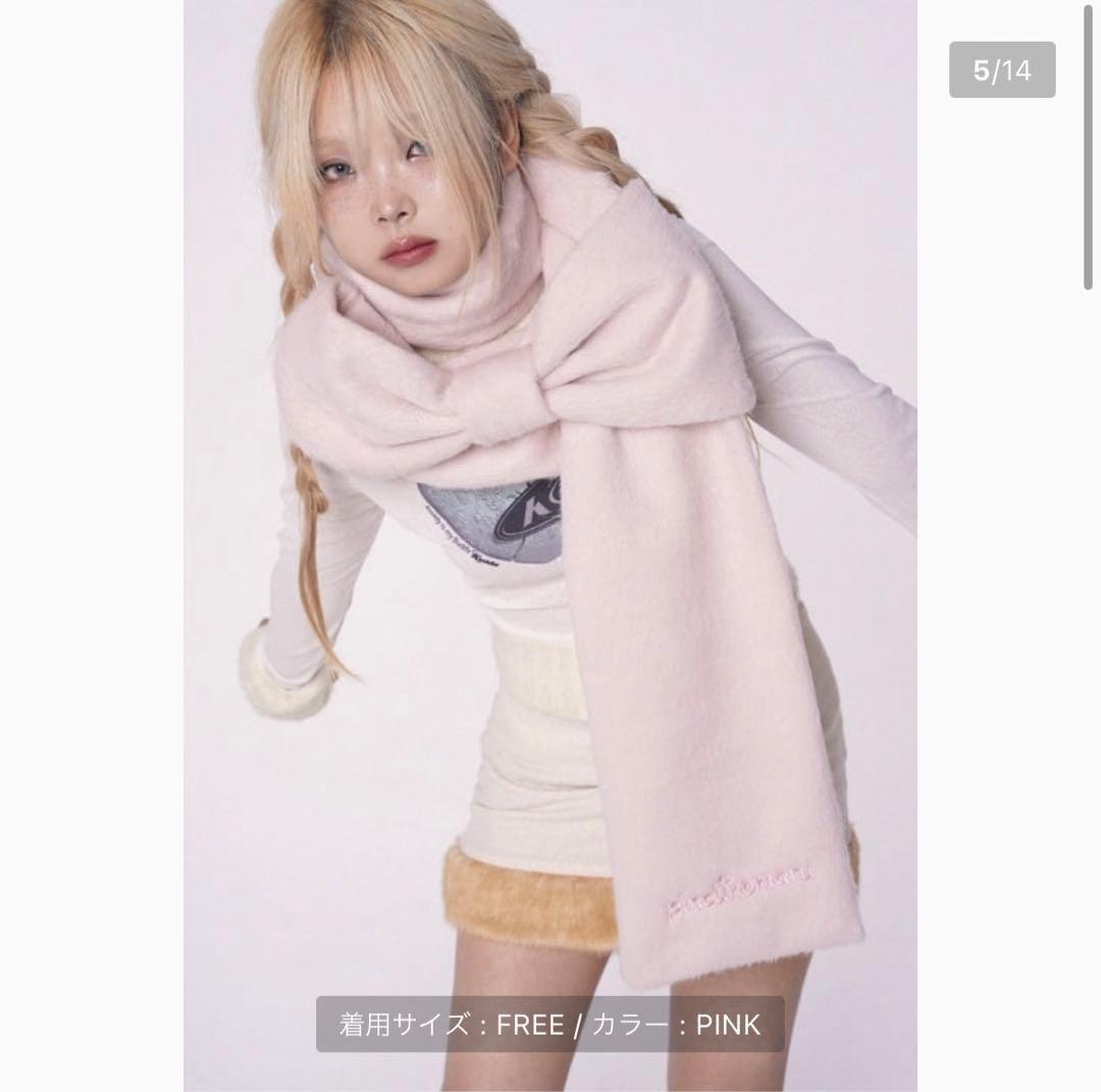 PINCUNOMARU リボンマフラー