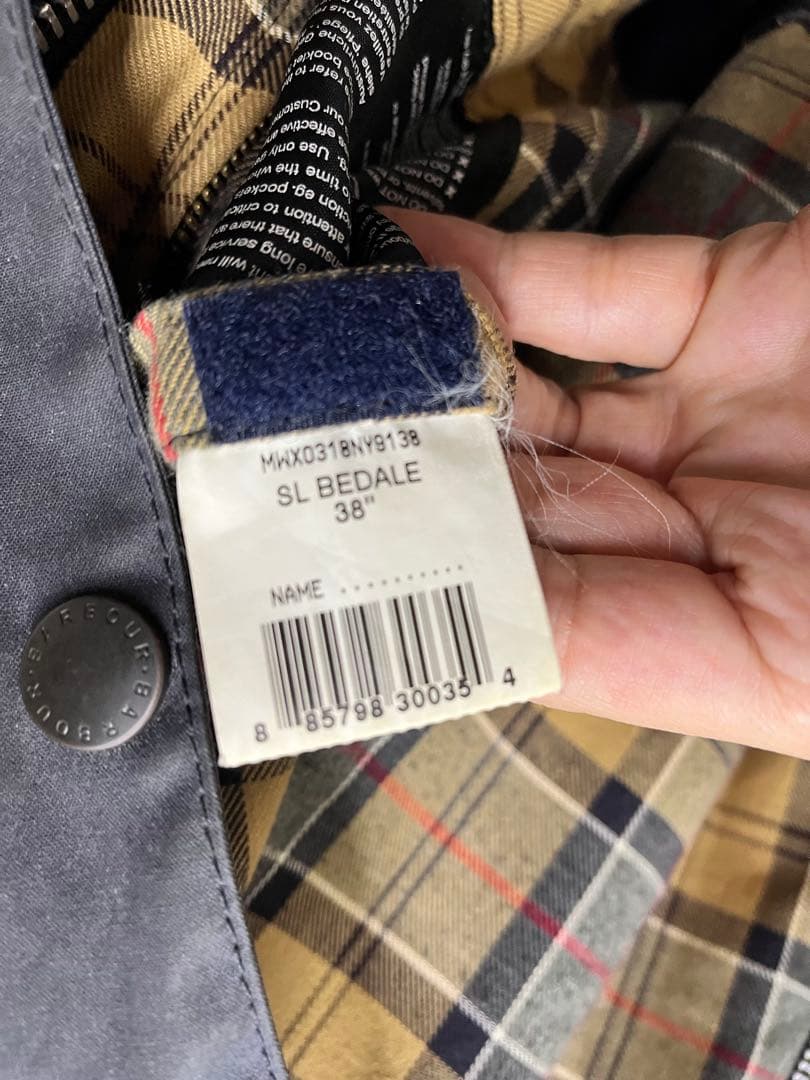 Barbour SL BEDALE 38 バブアー ビデイル オイルドジャケット