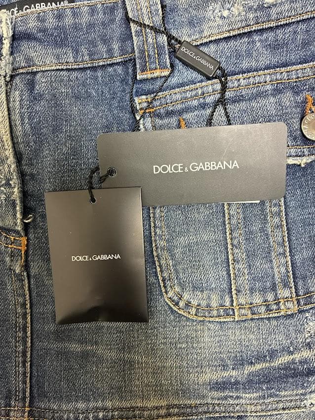 タグ付き D&G ドルチェ＆ガッバーナ DGロゴ デニムスカート #1685
