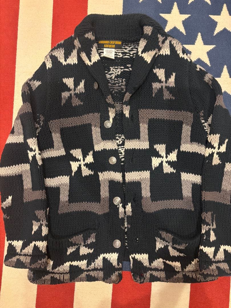 スタンダードカリフォルニア ハンドニット カーディガン