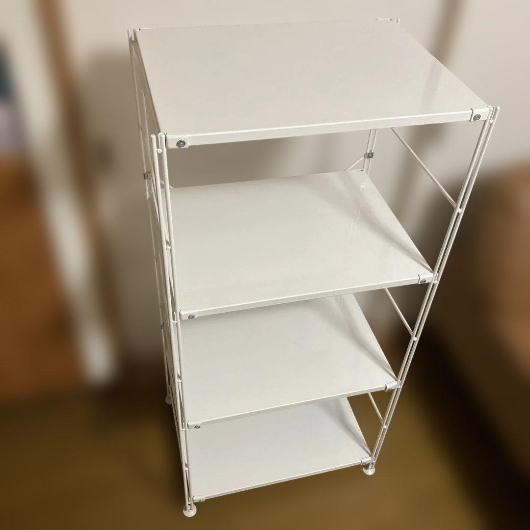 【最終値下】無印良品 スチールユニットシェルフ ライトグレー 中