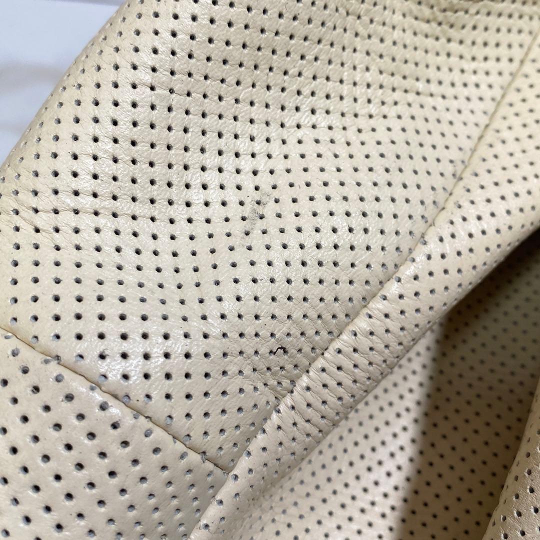 希少⭐︎リューグーレザーズ 牛革 カウレザーパンチングシングルライダースジャケット