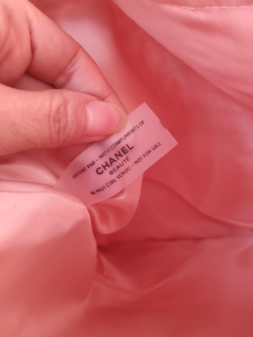 ツイードトートバッグ　シフォン ピンク