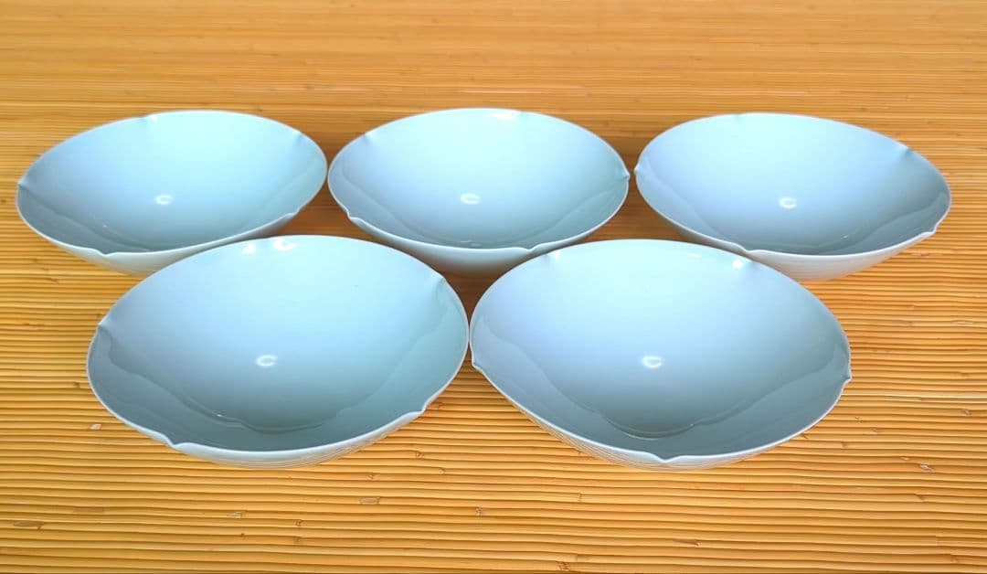 薄手青磁皿(5枚)