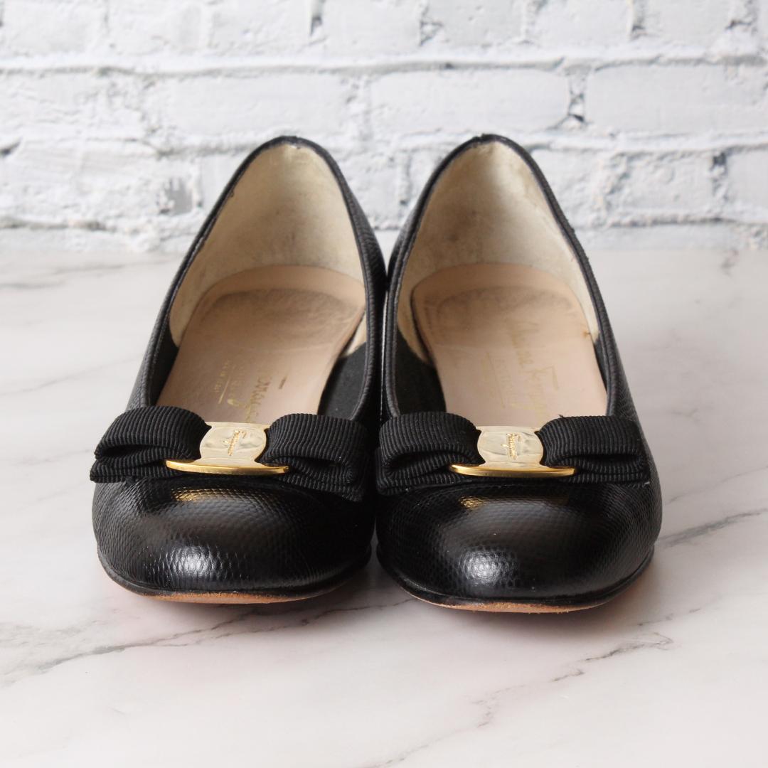 ✨極美品✨ フェラガモ パンプス ヴァラリボン US 6.5（23.5cm相当）