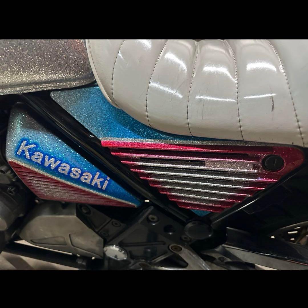 Ko　Kawasaki バイク カウル・フェンダー 青・赤 ゼファー400