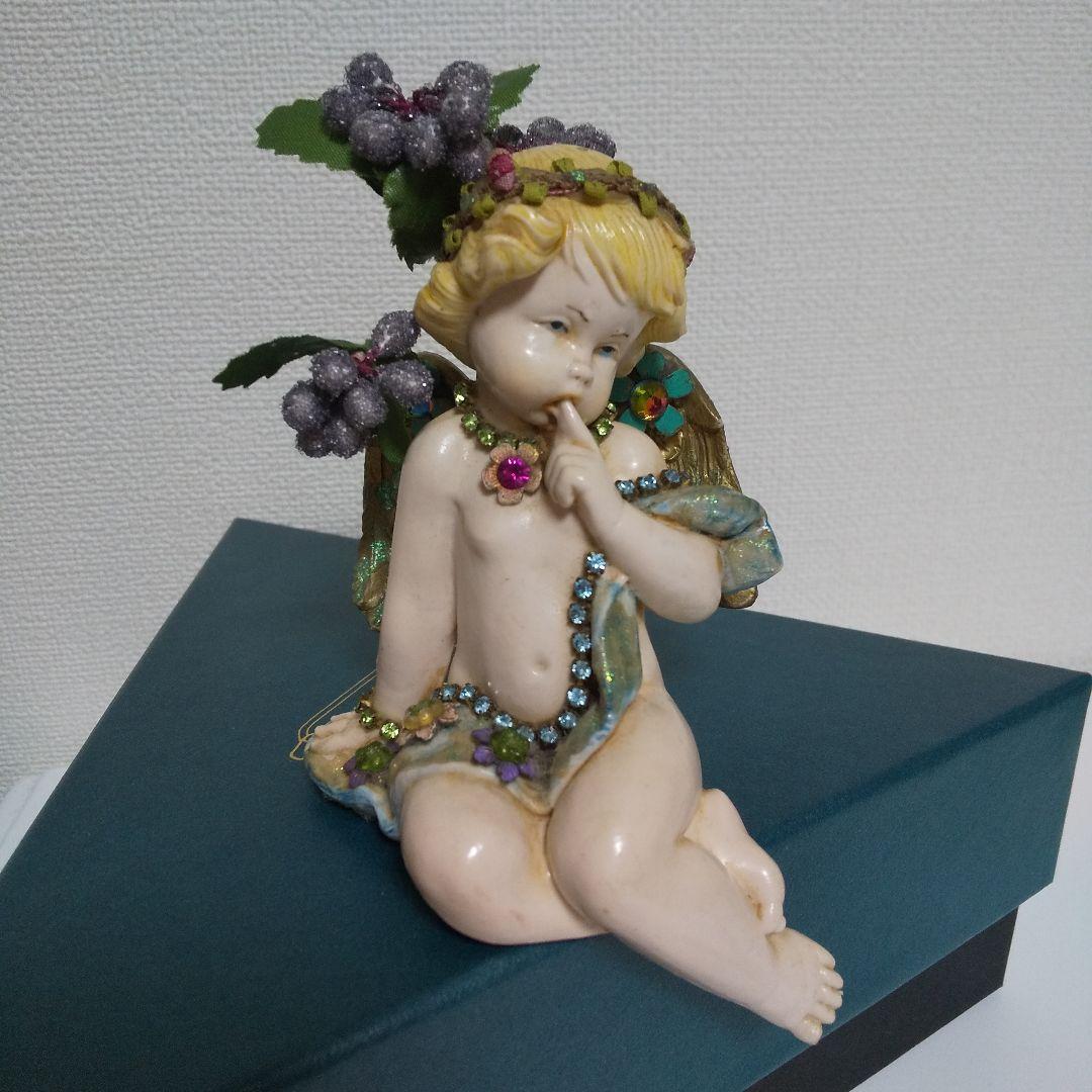 ミハエルネグリン 天使 エンジェル 置物 レア アンティーク風