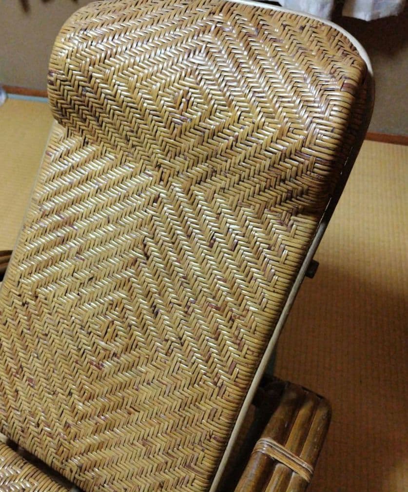 ラタンリクライニングチェア