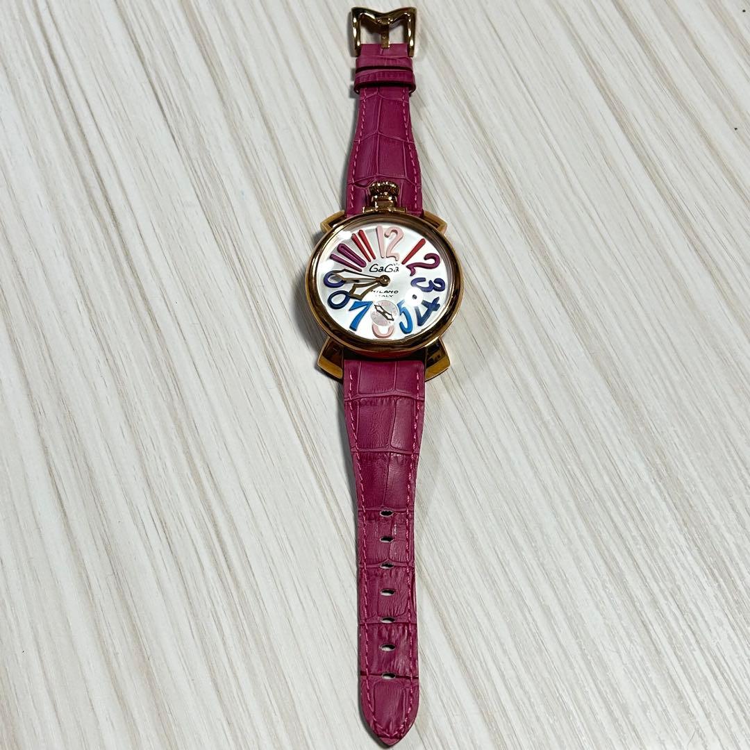 ❣️GaGa MILANO❣️腕時計　ピンク　おしゃれ　可愛い　手巻き時計