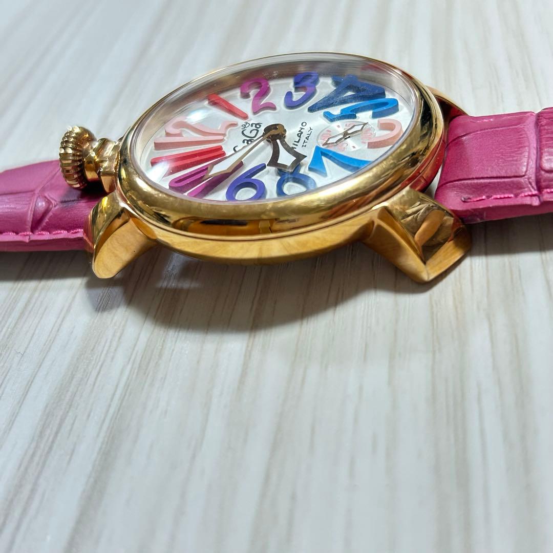 ❣️GaGa MILANO❣️腕時計　ピンク　おしゃれ　可愛い　手巻き時計