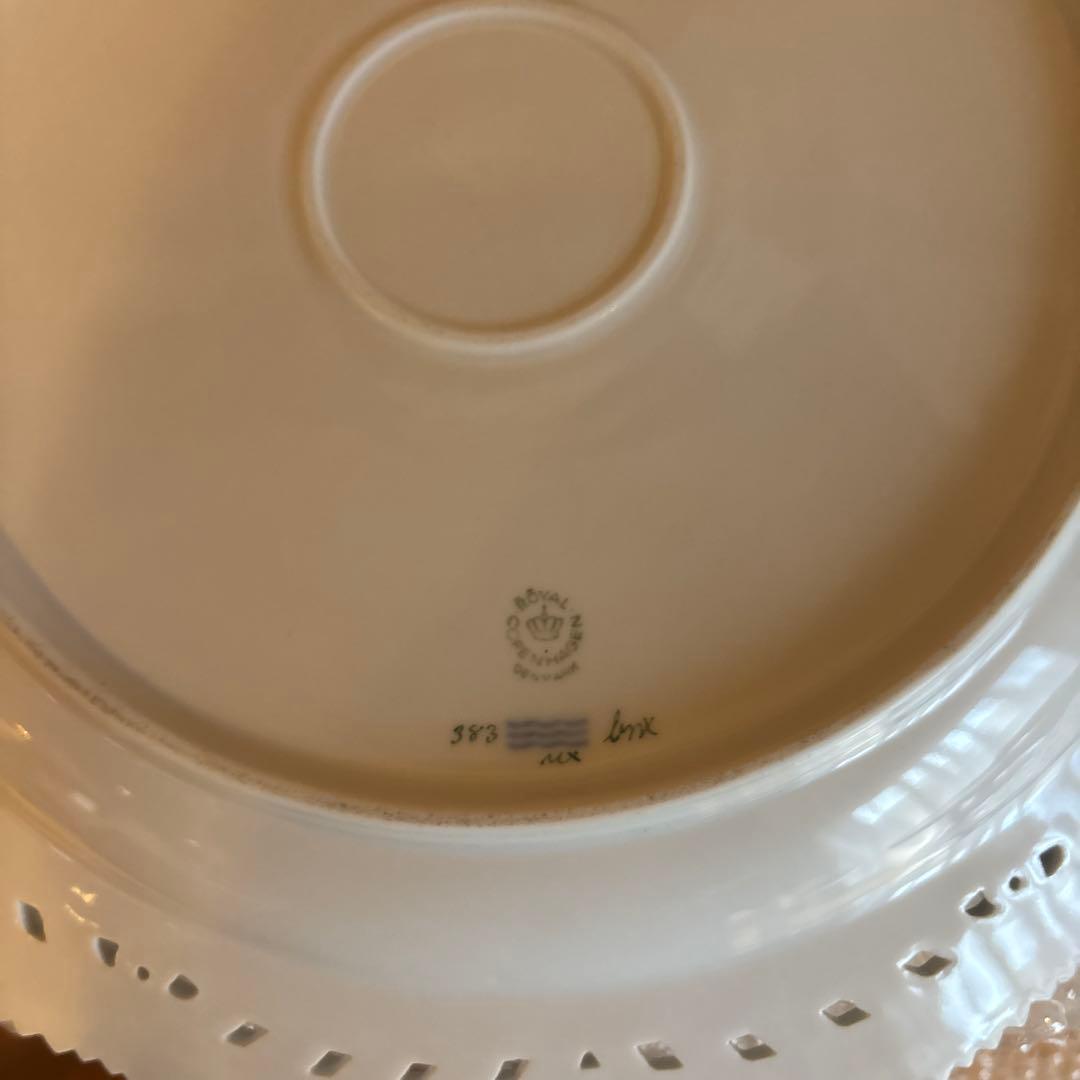 ロイヤルコペンハーゲン フローラダニカ 31cm プレート 透かし彫り 大皿