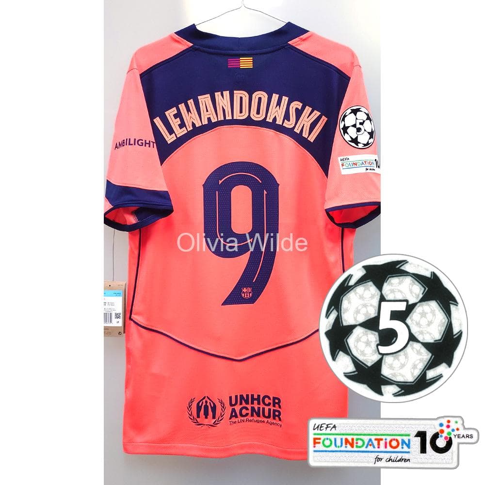 [CL仕様] FCバルセロナ ユニフォーム #9 LEWANDOWSKI