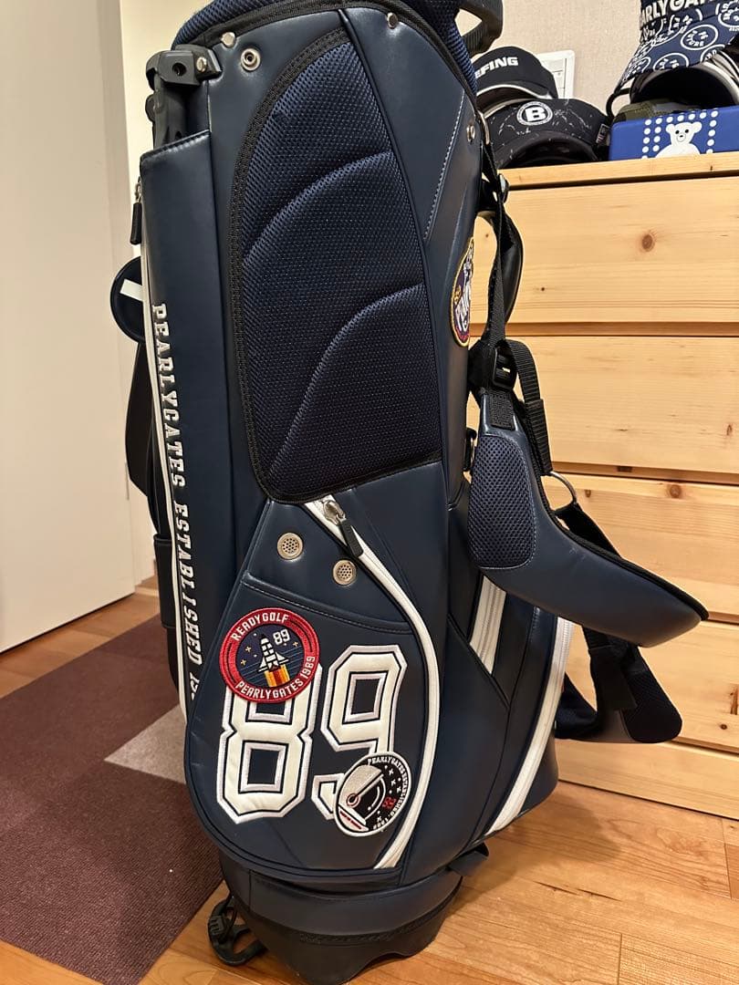 PEARL GATES ネイビー キャディバッグ
