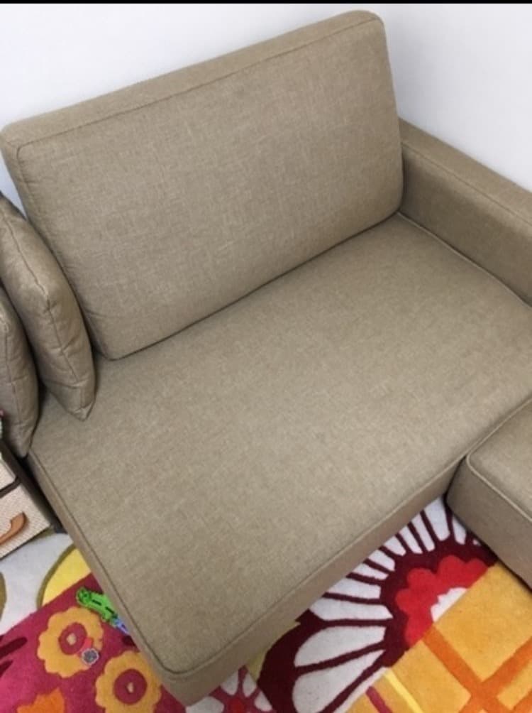 ローソファ　胡坐2人掛け　スツールセット