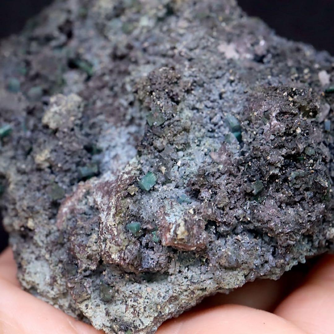 クリソコラ 仮晶ダイオプテーズ！ 珪孔雀石 284g CHS108 原石 天然石