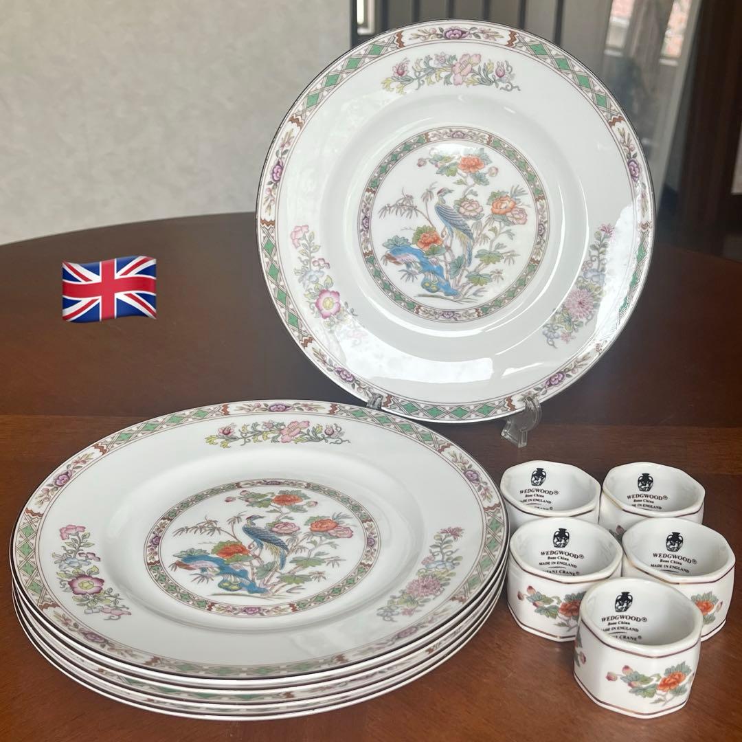 【美品】ウェッジウッド★クタニクレーン★デザート皿　5枚