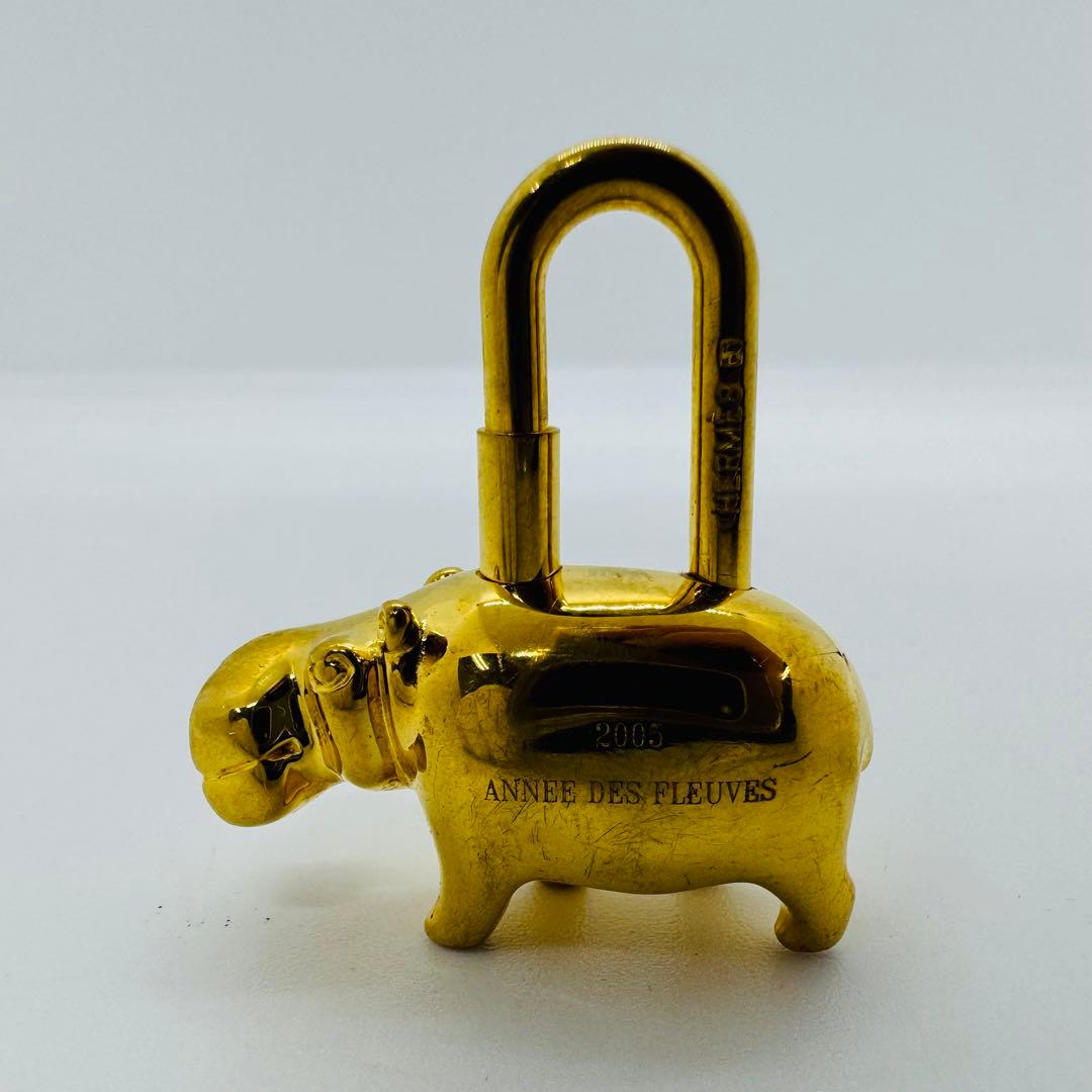 ✨エルメス✨ヒポポタマス✨カデナ✨ゴールド✨ チャーム✨キーホルダー✨