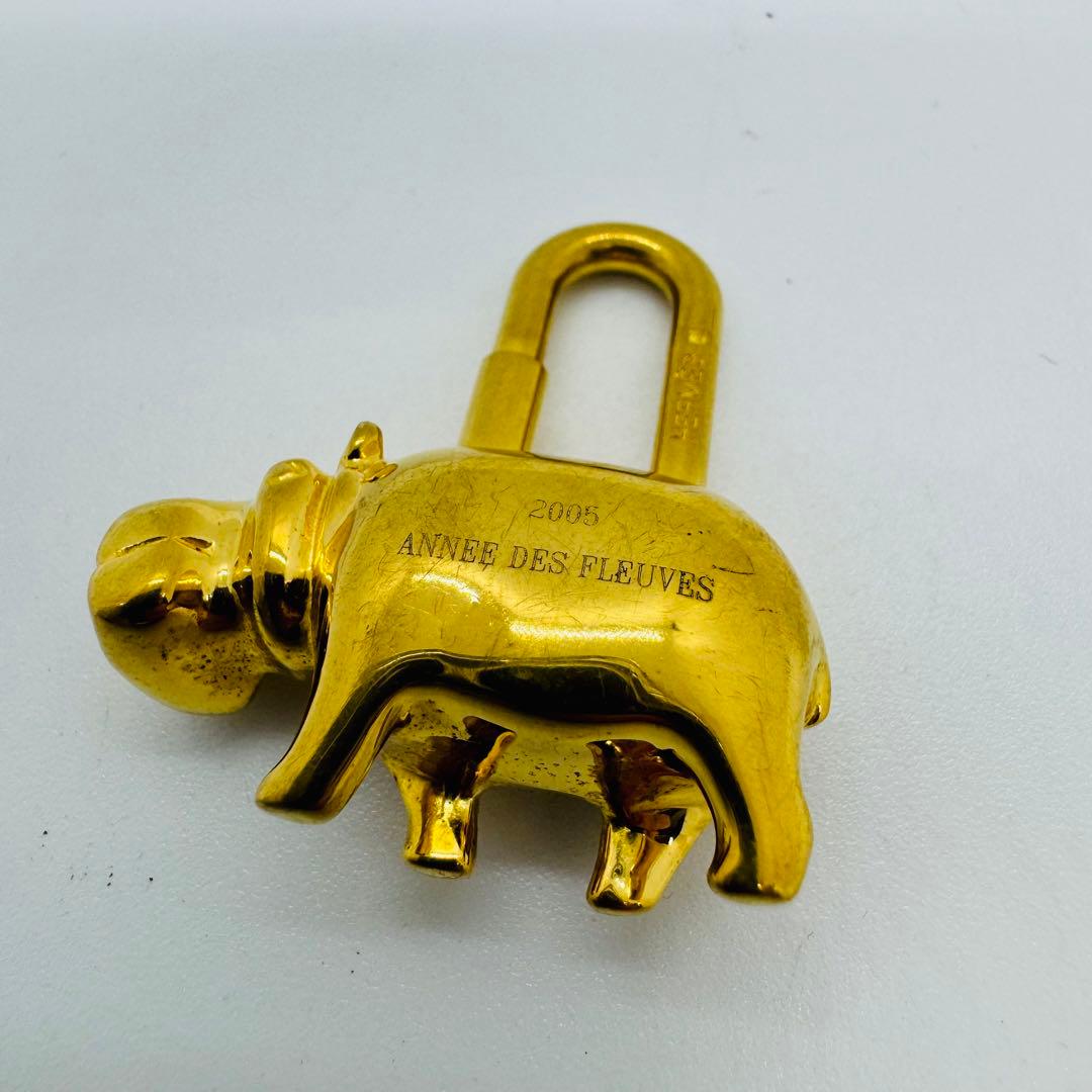 ✨エルメス✨ヒポポタマス✨カデナ✨ゴールド✨ チャーム✨キーホルダー✨