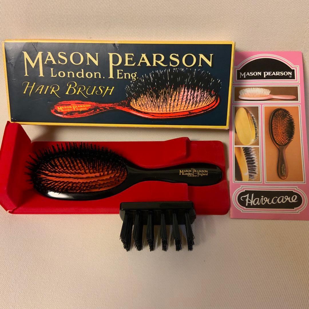 メイソンピアソン ハンディブリッスル 猪毛ヘアブラシ＋クリーニングブラシ