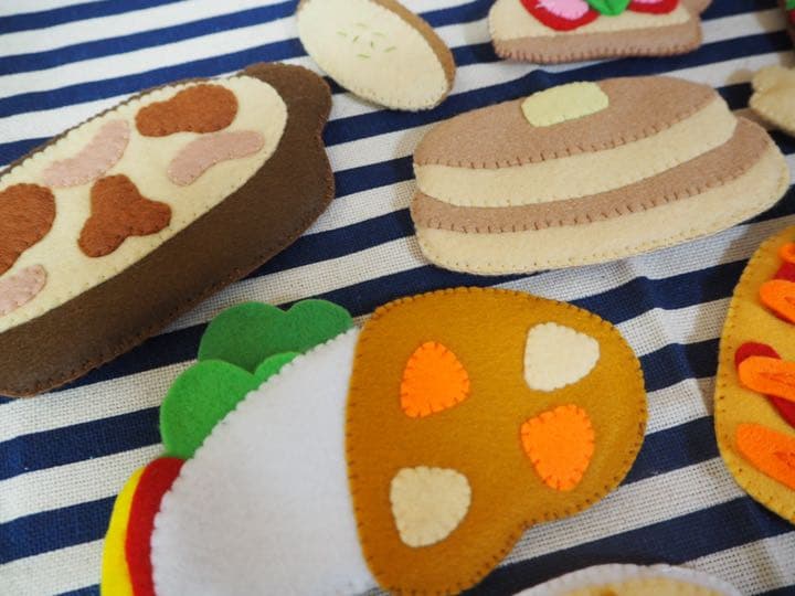 43 フェルトままごと　レストラン　オーダーページ