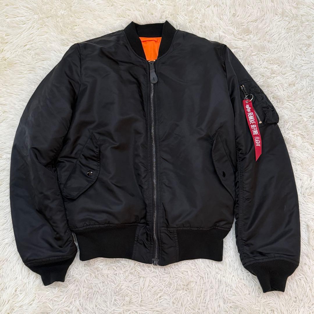 1953　アルファインダストリーズ　MA-1フライトジャケット　Lサイズ　黒