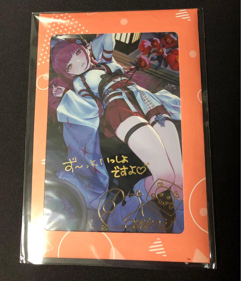 ホロライブ 宝鐘マリン 誕生日記念2025 数量限定 直筆 ポストカード