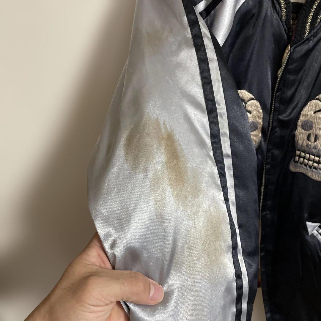 髑髏×U.S.NAVY ドクロ　テーラー東洋　スカジャン