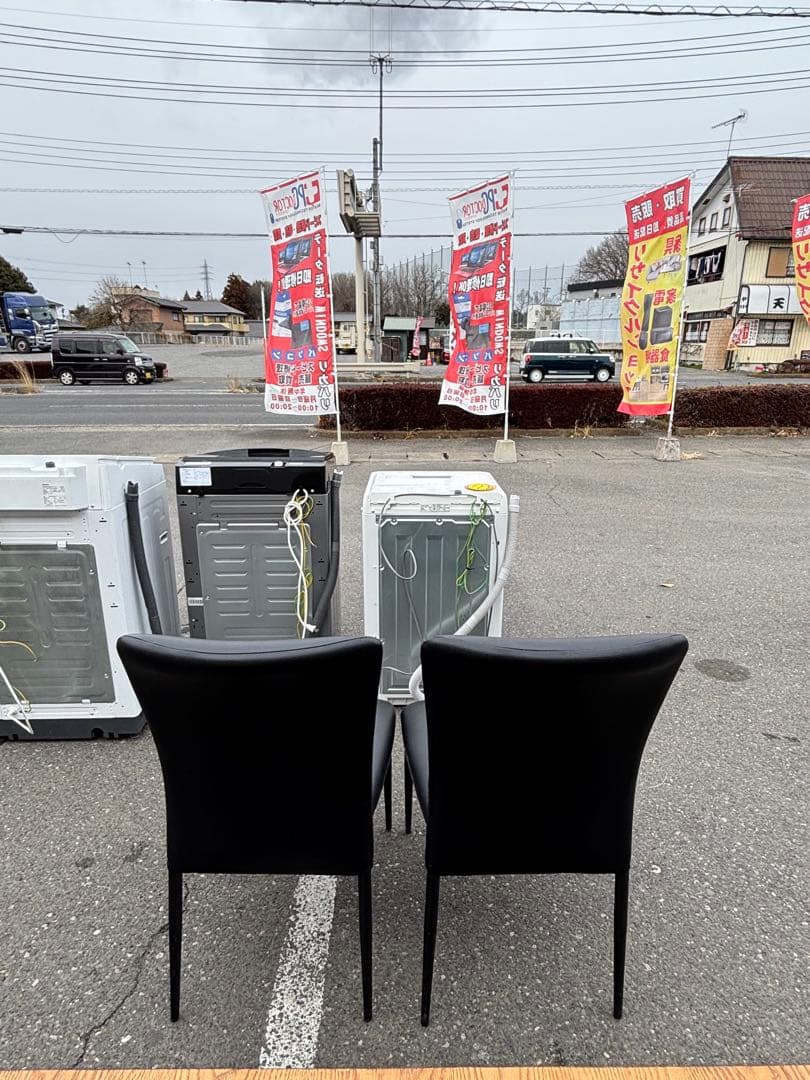 ダイニング3点セット テーブル、ディノス チェア2脚