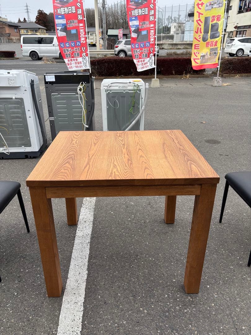 ダイニング3点セット テーブル、ディノス チェア2脚