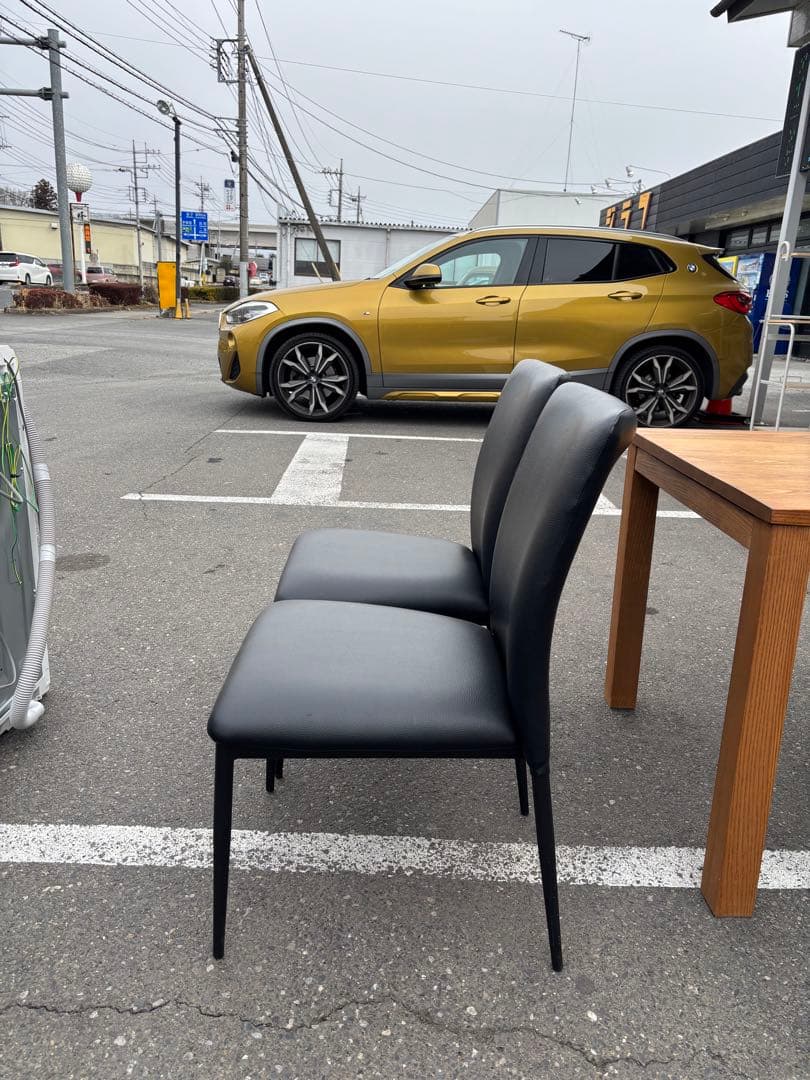 ダイニング3点セット テーブル、ディノス チェア2脚