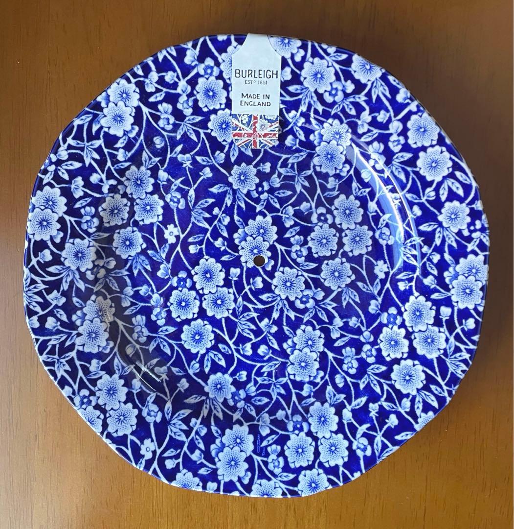 Burleigh ブルーキャリコ ティットビット ＊ ケーキスタンド 2段