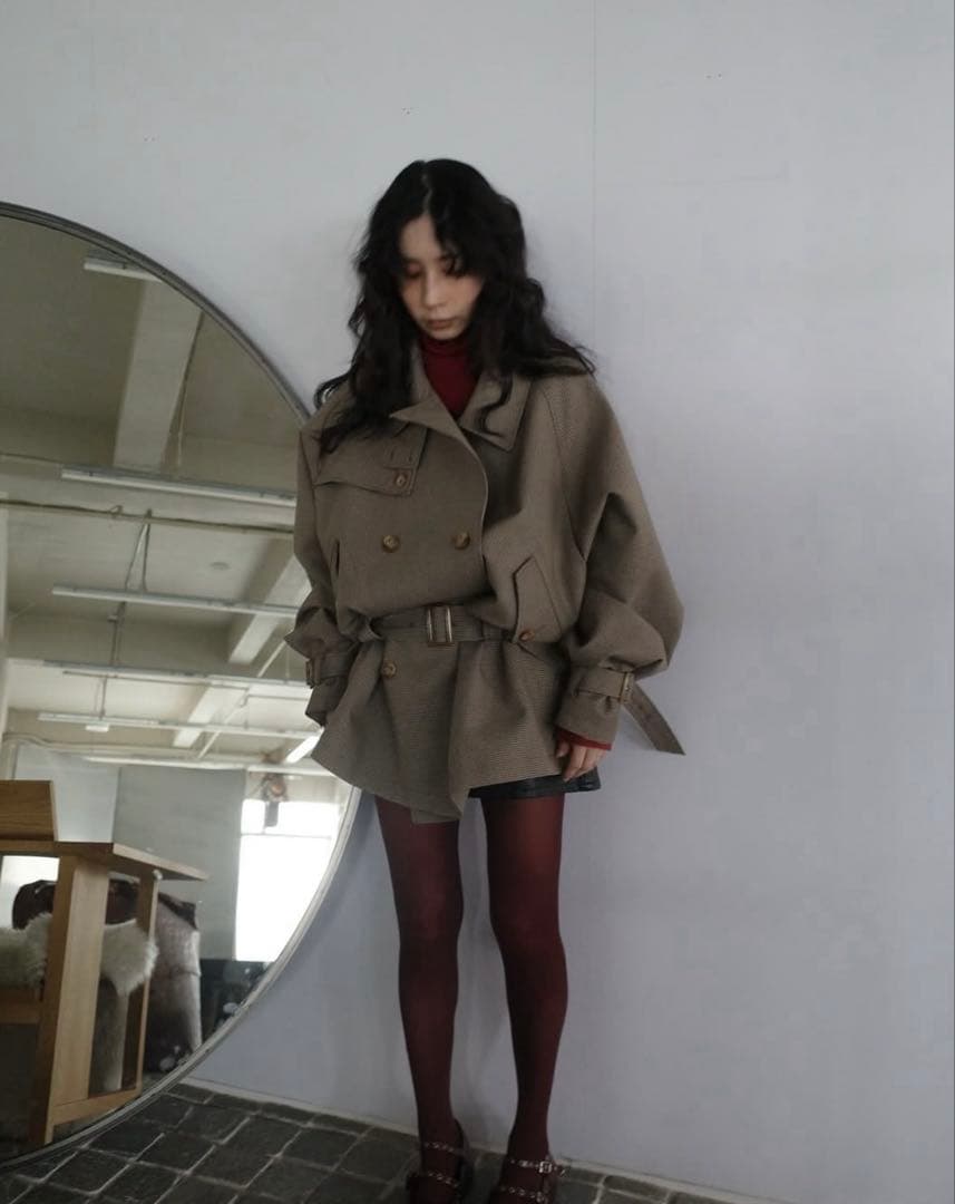 【新品未使用】AMERI DADDY MIDI TRENCH COAT