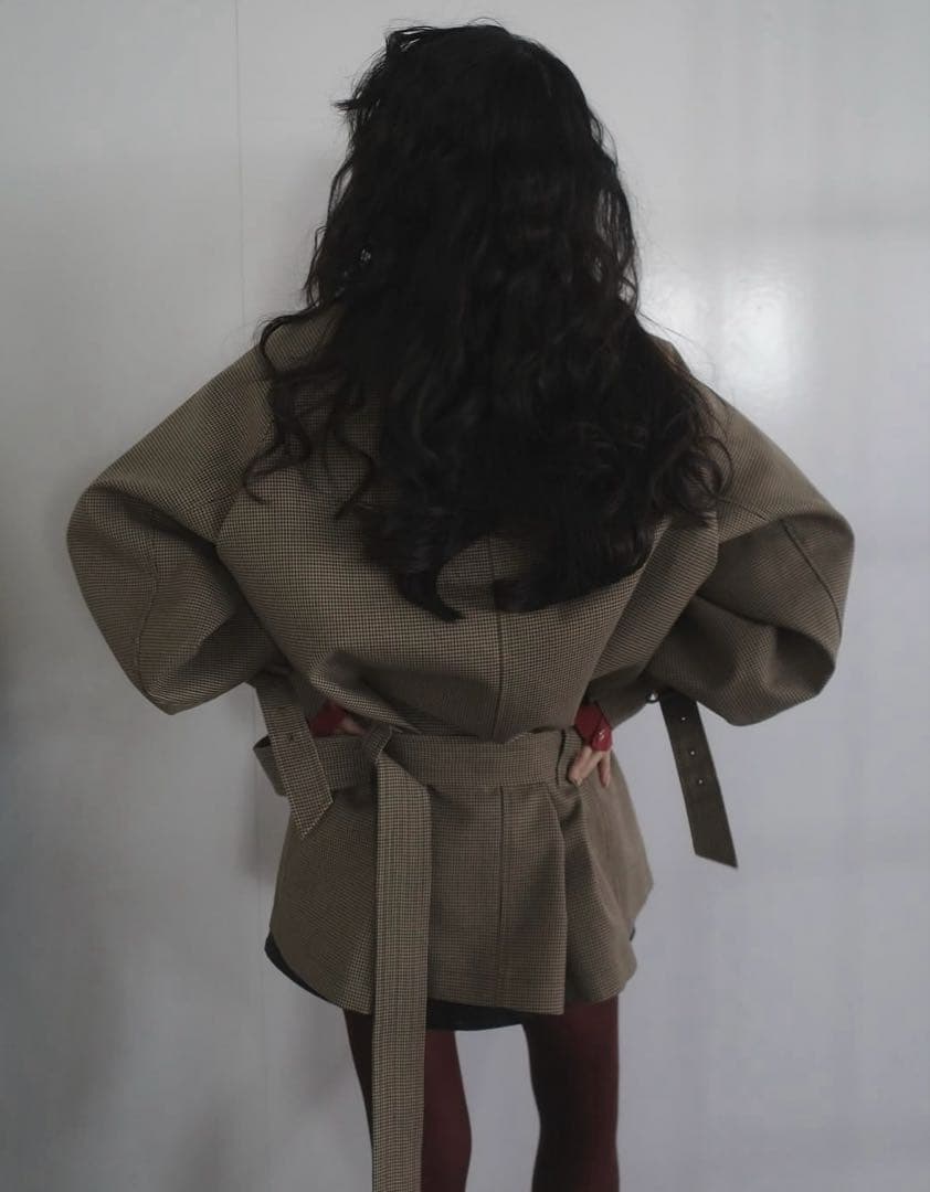 【新品未使用】AMERI DADDY MIDI TRENCH COAT