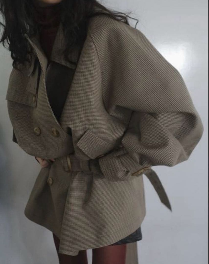 【新品未使用】AMERI DADDY MIDI TRENCH COAT