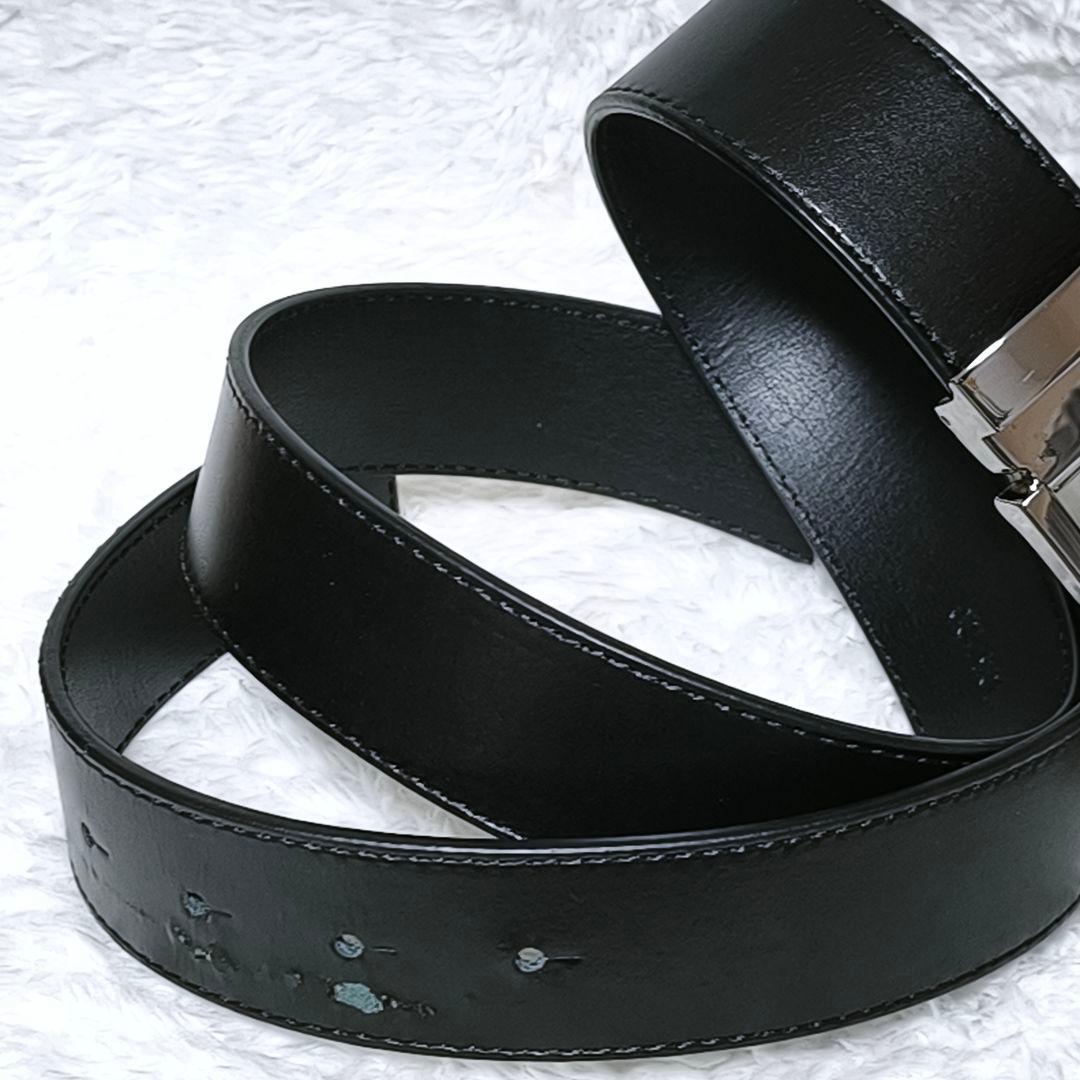 VERSACE メデューサバックル ベルト シルバー レザー 本革