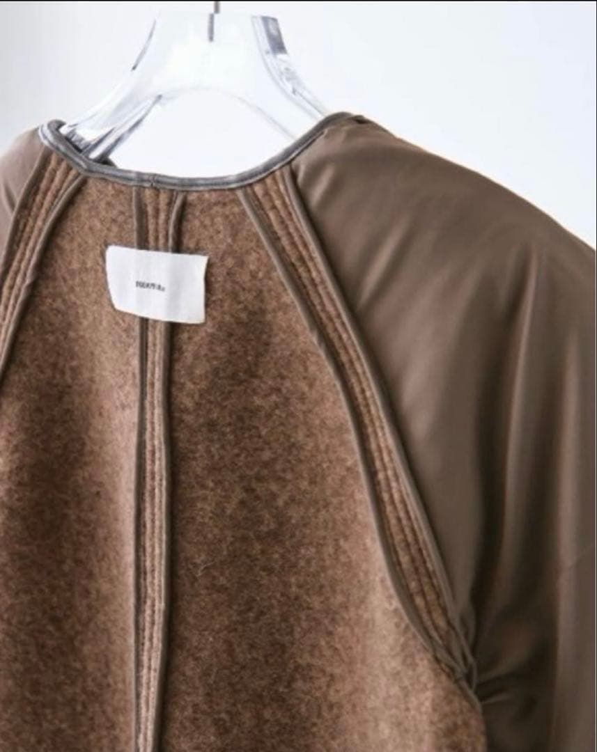 todayful ウールジャージーコート