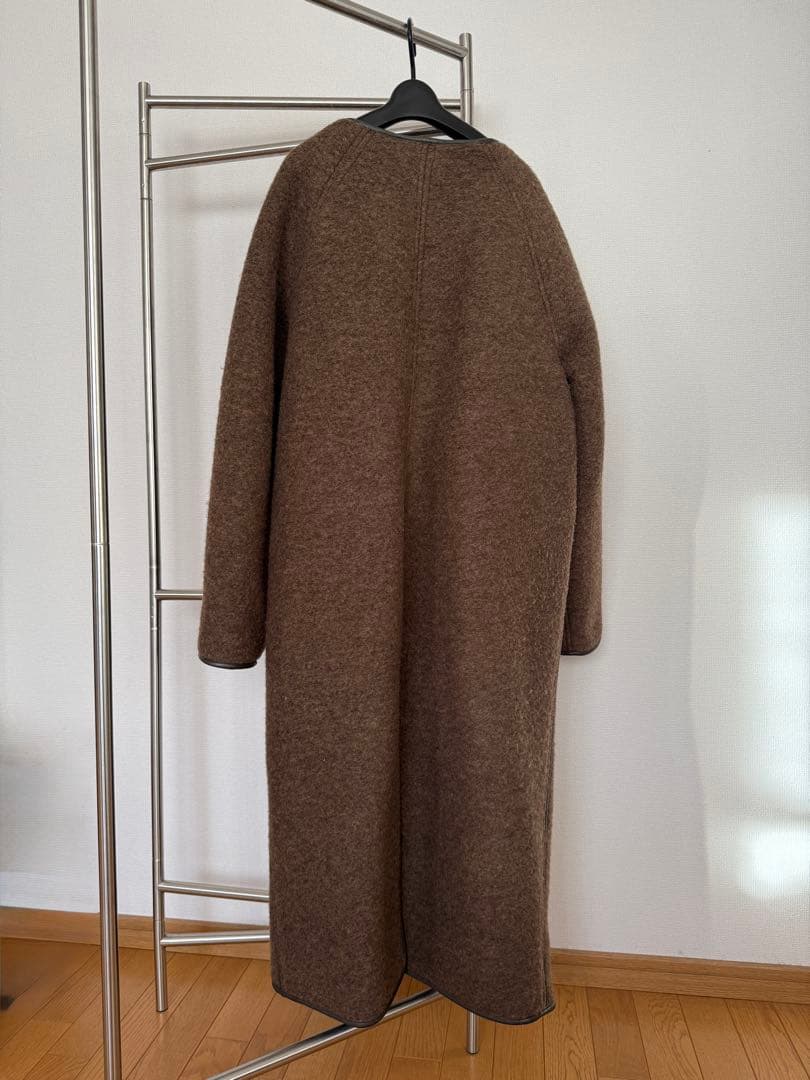 todayful ウールジャージーコート