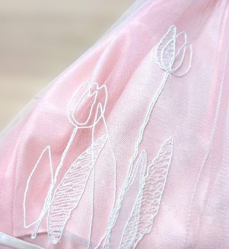 ファミリア　ワンピース　ドレス　 100cm　結婚式　発表会　ピンク　日本製