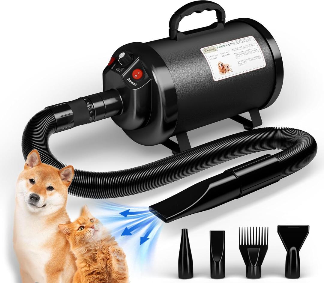 Blanlody 犬 ドライヤー 4.5PS / 3200W 低ノイズ 50dB