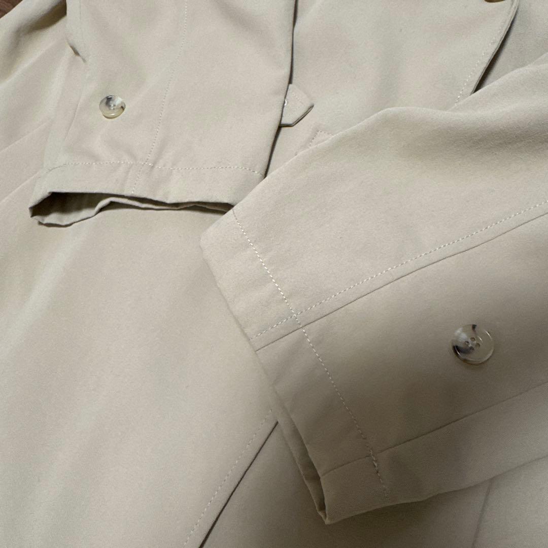 SHIPS any 洗濯機可能　フレアミディ　トレンチコート