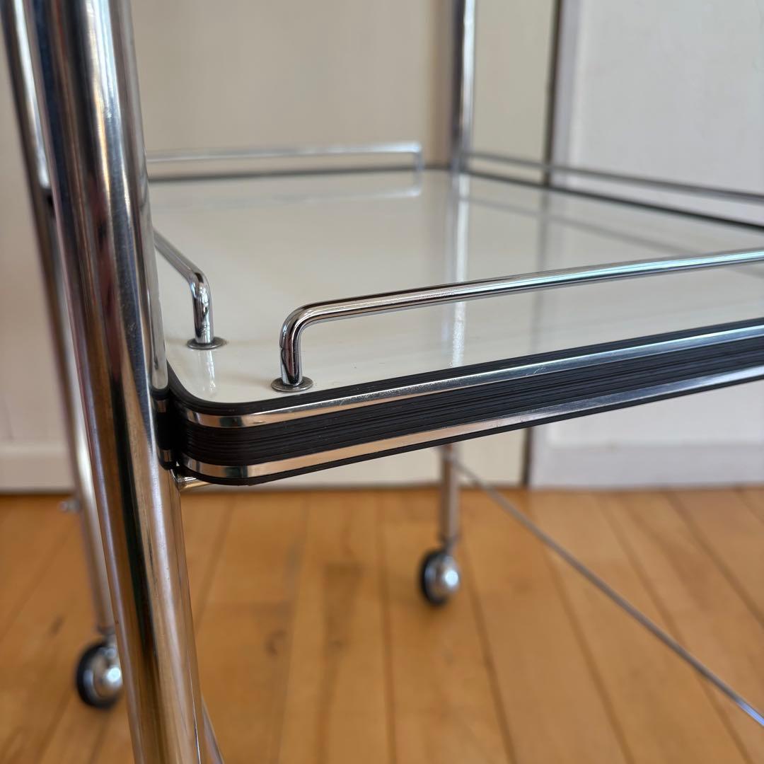 ☆ビンテージ☆美容室　理容室　ワゴン　マルチラック　ツールワゴン　キャスター付き