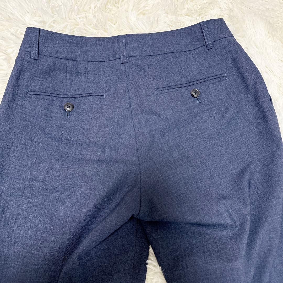 グリーンレーベルリラクシング パンツスーツ　ネイビー　36ノーカラー セット