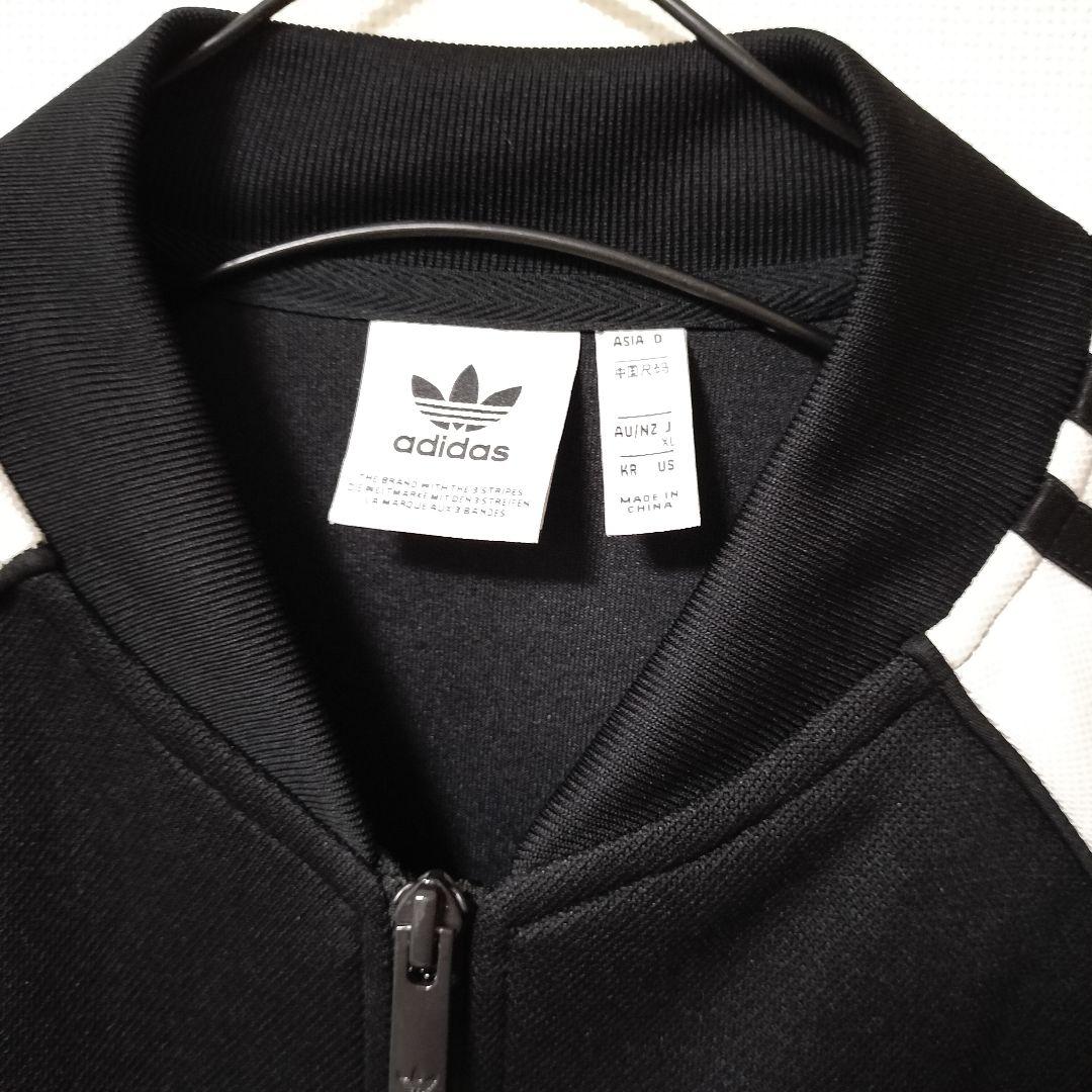 アディダス 黒 クラシックス スーパースター トラックジャケット ジャージ XL