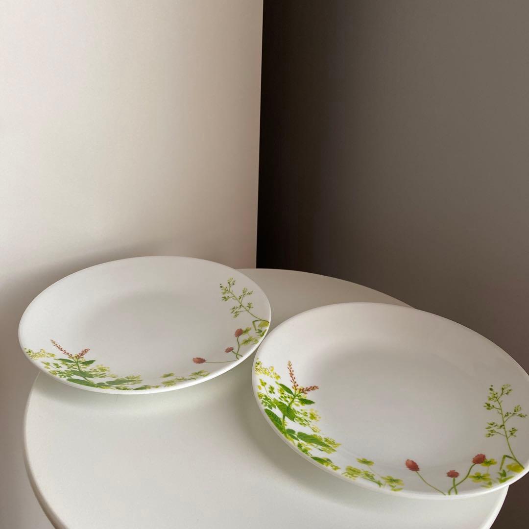 CORELLE コレール ヨーロピアンハーブ 食器 葉 皿 プレート 小皿 取皿