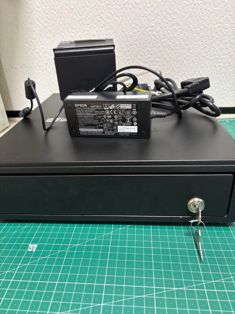 EPSONレシートプリンター、キャシュドロアーセット